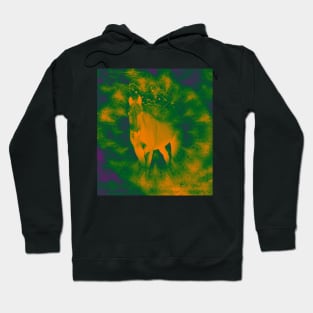 Glowing Pegasus in sacred kaleidoscope Hoodie